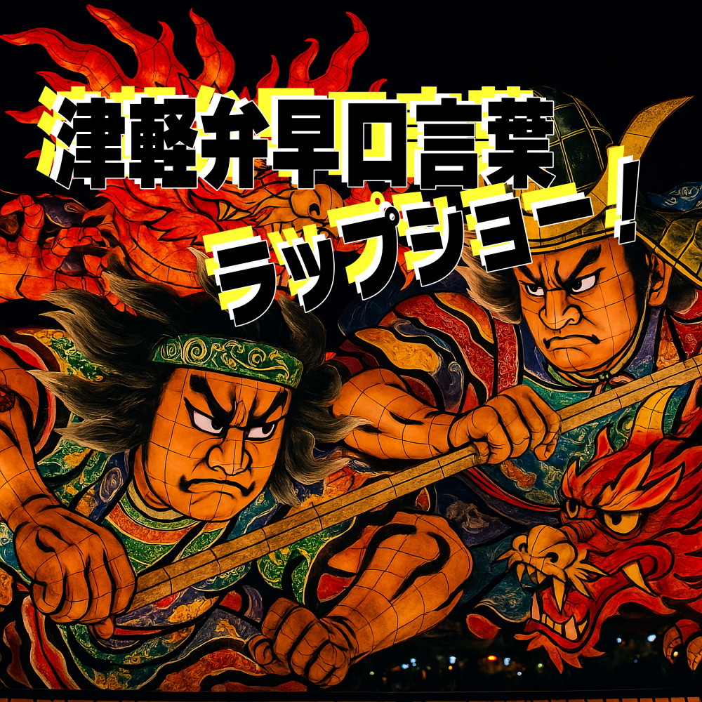 子どもの頃よく口ずさんでいた 青森で古くから伝わる早口言葉をラップにしてみました…